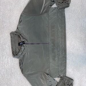 Alphalete Army Green Windbreaker Jacket